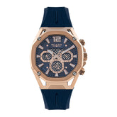 BLADE Ascend Night 3674G5RBB SS & Silicone Strap Multifunction Men's Watch