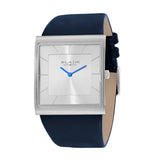 BLADE Freedom Cobalt 3701G1SSB SS & Leather Strap 2-Hands Men's Watch