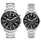 FOSSIL MULTIFUNCTION CHRONO WATCHES COUPLE WATCHES BQ2753SET