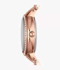 Fossil Virginia Rose-Tone Stainless Steel Watch ES3284