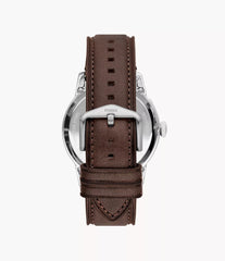 Townsman Automatic Leather Watch Brown