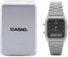 CASIO Vintage ( AQ-230A-1DMQ ) Analog-Digital Watch - For Men & Women AD01
