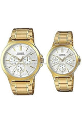 Couple Analog Watches - MTP/LTP-V300G-7AUDF