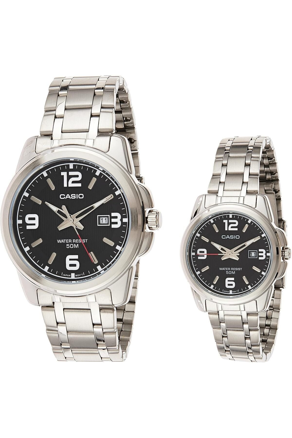 His and Her Couple Analog, Dress Watch - MTP/LTP-1314D-1AV