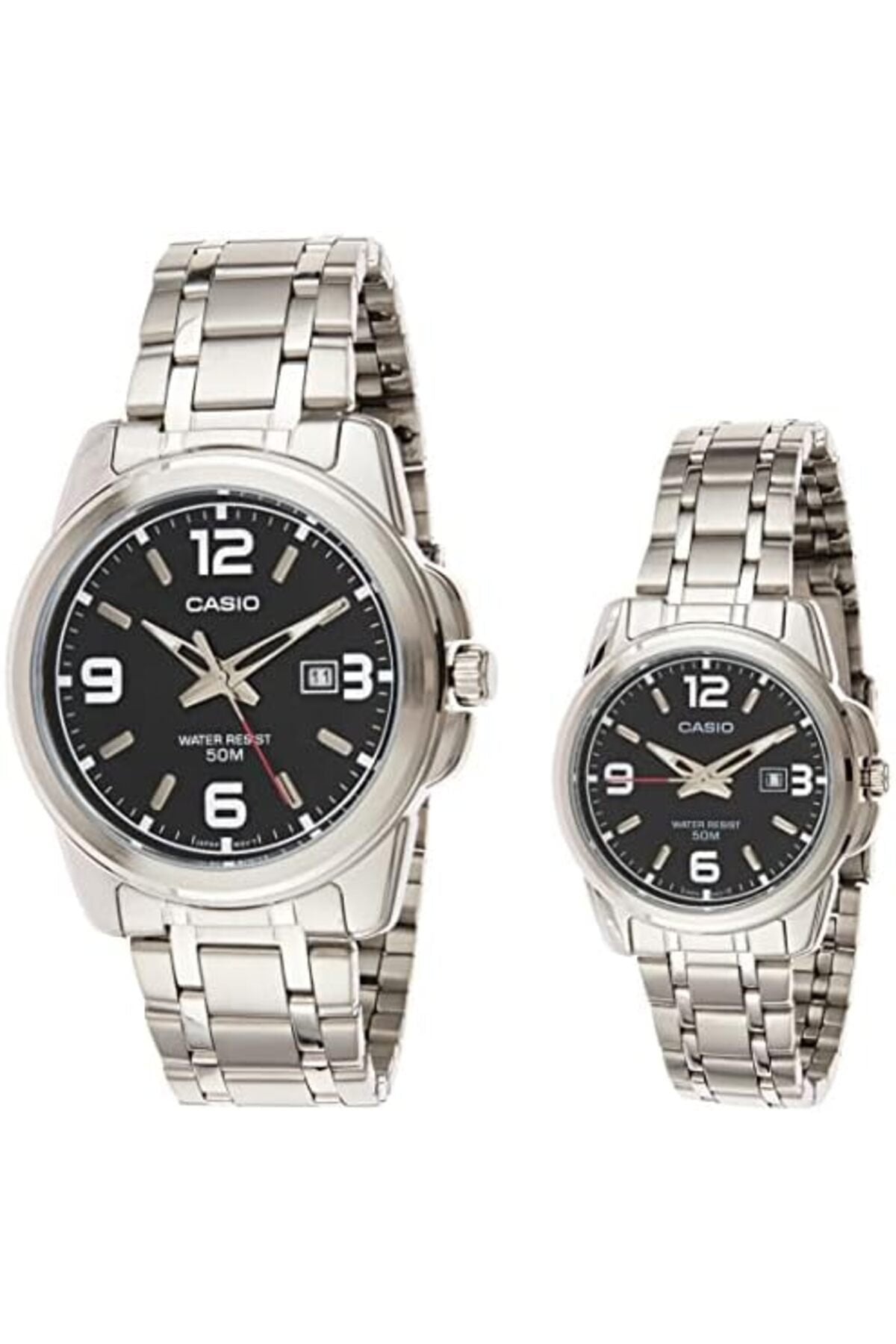His and Her Couple Analog, Dress Watch - MTP/LTP-1314D-1AV
