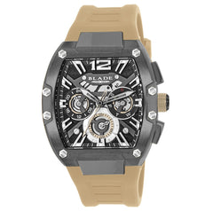 BLADE Magnifique Desert 3652G5AGD SS & Silicone Strap Multifunction Men's Watch