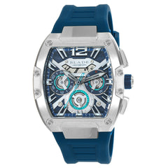 BLADE Magnifique Navy 3652G5SBB SS & Silicone Strap Multifunction Men's Watch