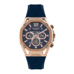 BLADE Ascend Night 3674G5RBB SS & Silicone Strap Multifunction Men's Watch
