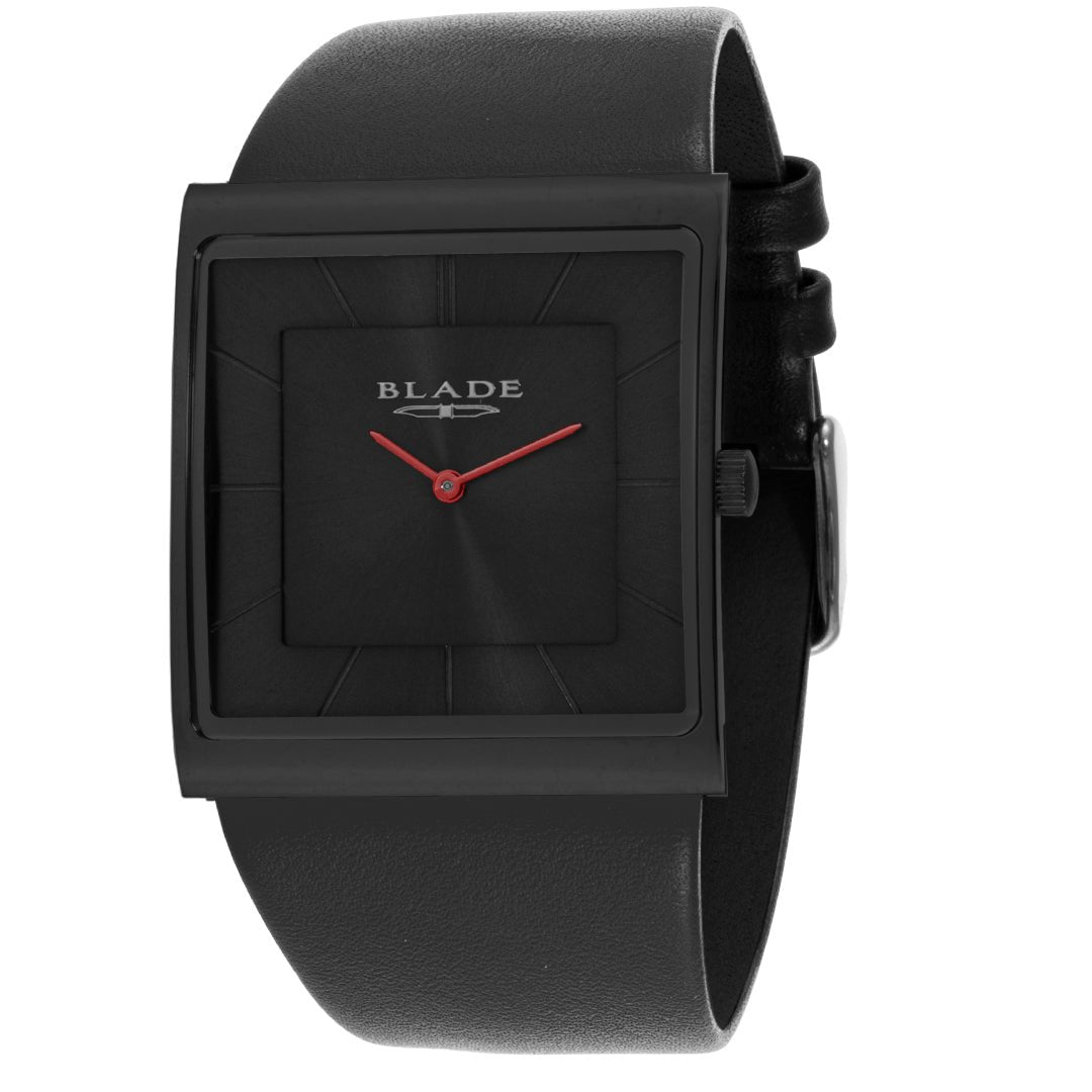 BLADE Freedom Imprint 3701G1NNN SS & Leather Strap 2-Hands Men's Watch