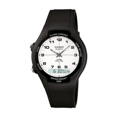 Casio Standard Series  Analog Digital Watch For Men AW-90H-7BVDF