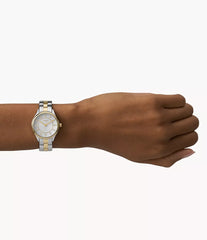 Modern Sophisticate Three-Hand Two-Tone Stainless Steel Watch
