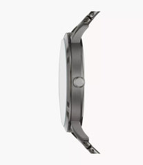 Lux Luther Three-Hand Smoke Stainless Steel Watch