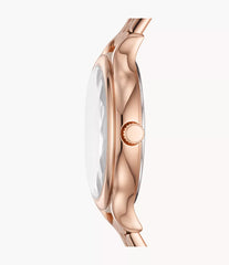 Laney Three-Hand Rose Gold-Tone Stainless Steel Watch