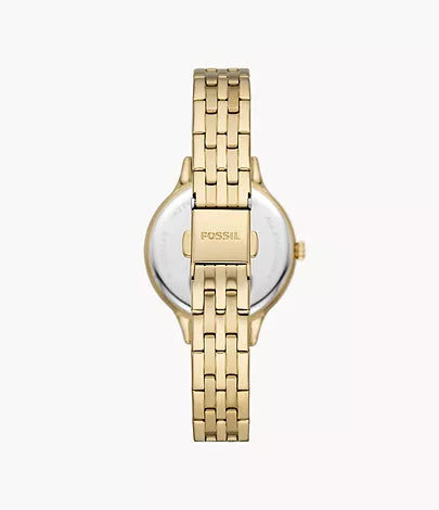 Laney Three-Hand Gold-Tone Stainless Steel Watch BQ3863