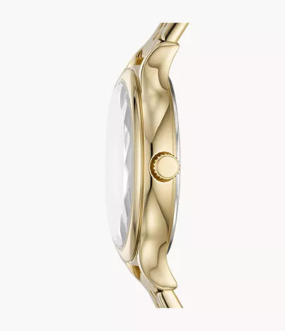 Laney Three-Hand Gold-Tone Stainless Steel Watch BQ3863