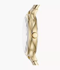 Laney Three-Hand Gold-Tone Stainless Steel Watch BQ3863