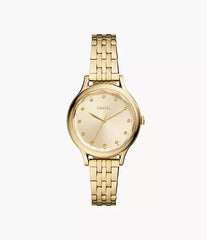 Laney Three-Hand Gold-Tone Stainless Steel Watch BQ3863