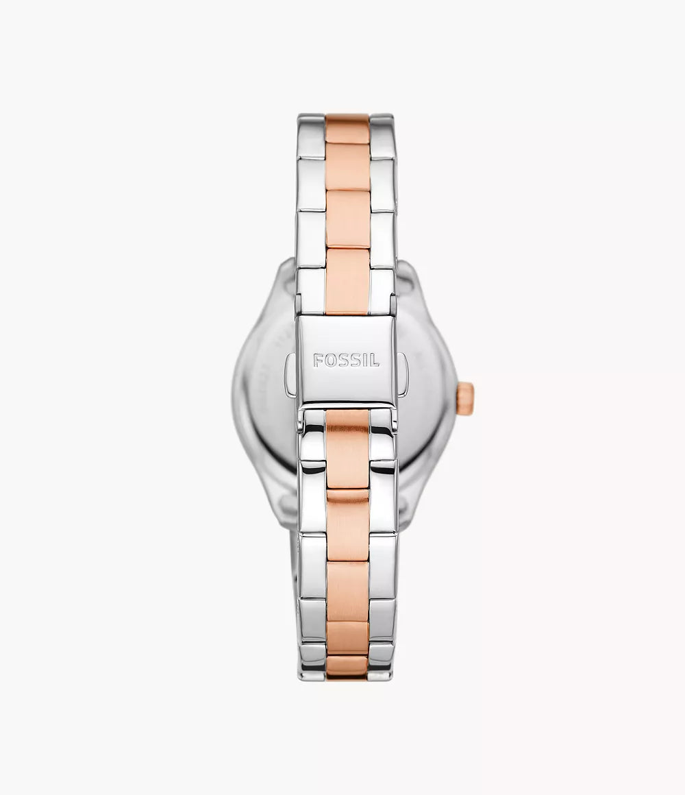 Rye Three-Hand Date Two-Tone Stainless Steel Watch