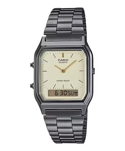 CASIO  Vintage ( AQ-230GG-9ADF ) Analog-Digital Watch - For Men & Women D184