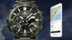 EDIFICE SMARTPHONE LINK MENS WATCH ECB-2200RC-1A9DF