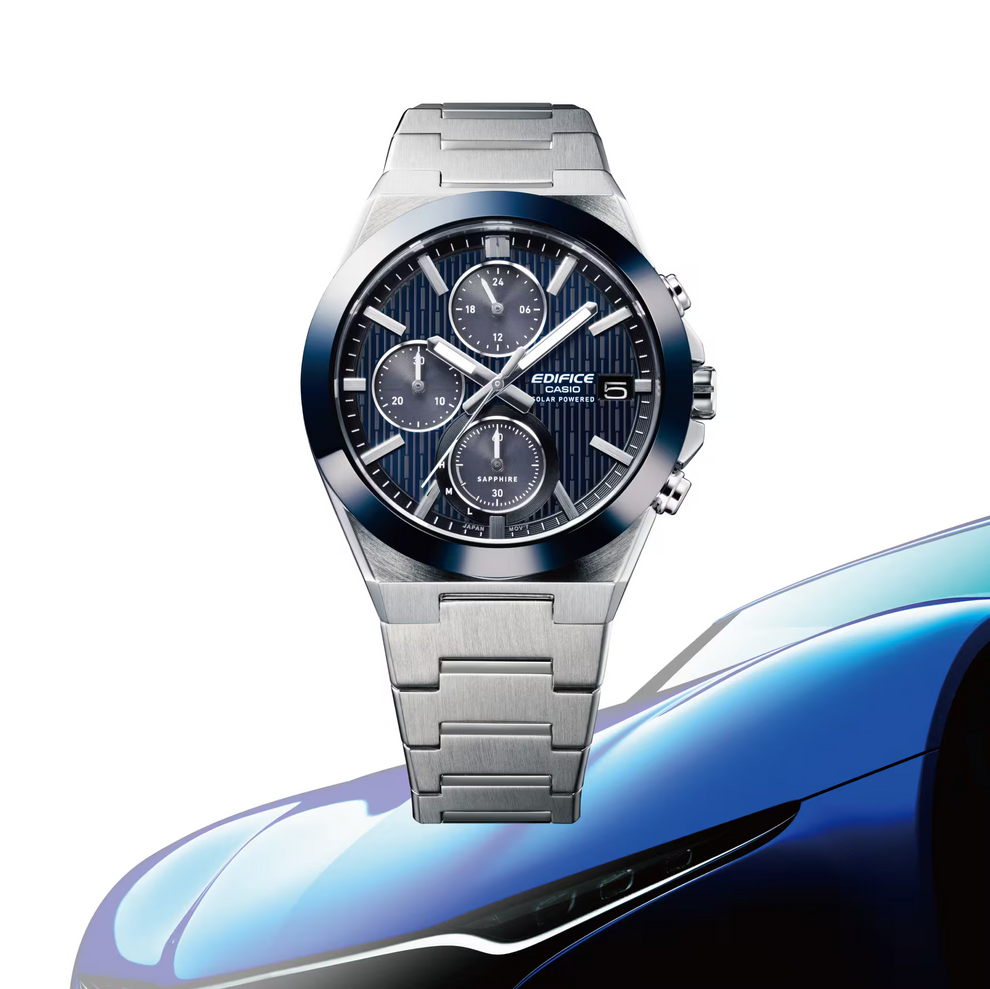EDIFICE SOLAR-POWERED CHRONOGRAPH MEN WATCH EFS-S650D-2ADF