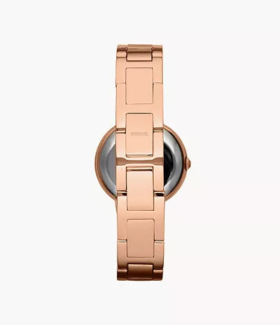 Fossil Virginia Rose-Tone Stainless Steel Watch ES3284