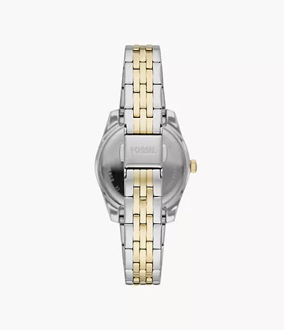 Fossil Scarlette Mini Three-Hand Date Two-Tone Stainless Steel Watch ES4949