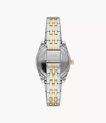 Fossil Scarlette Mini Three-Hand Date Two-Tone Stainless Steel Watch ES4949