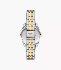 Scarlette Three-Hand Date Two-Tone Stainless Steel Watch