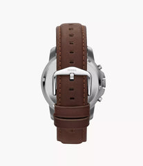 Grant Chronograph Brown Leather Watch