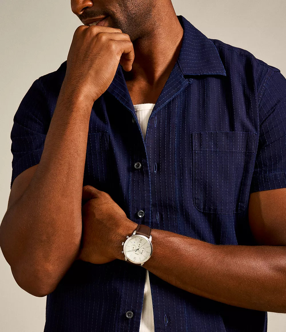 Neutra Chronograph Brown Leather Watch