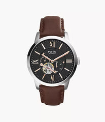 Townsman Automatic Leather Watch Brown ME3061
