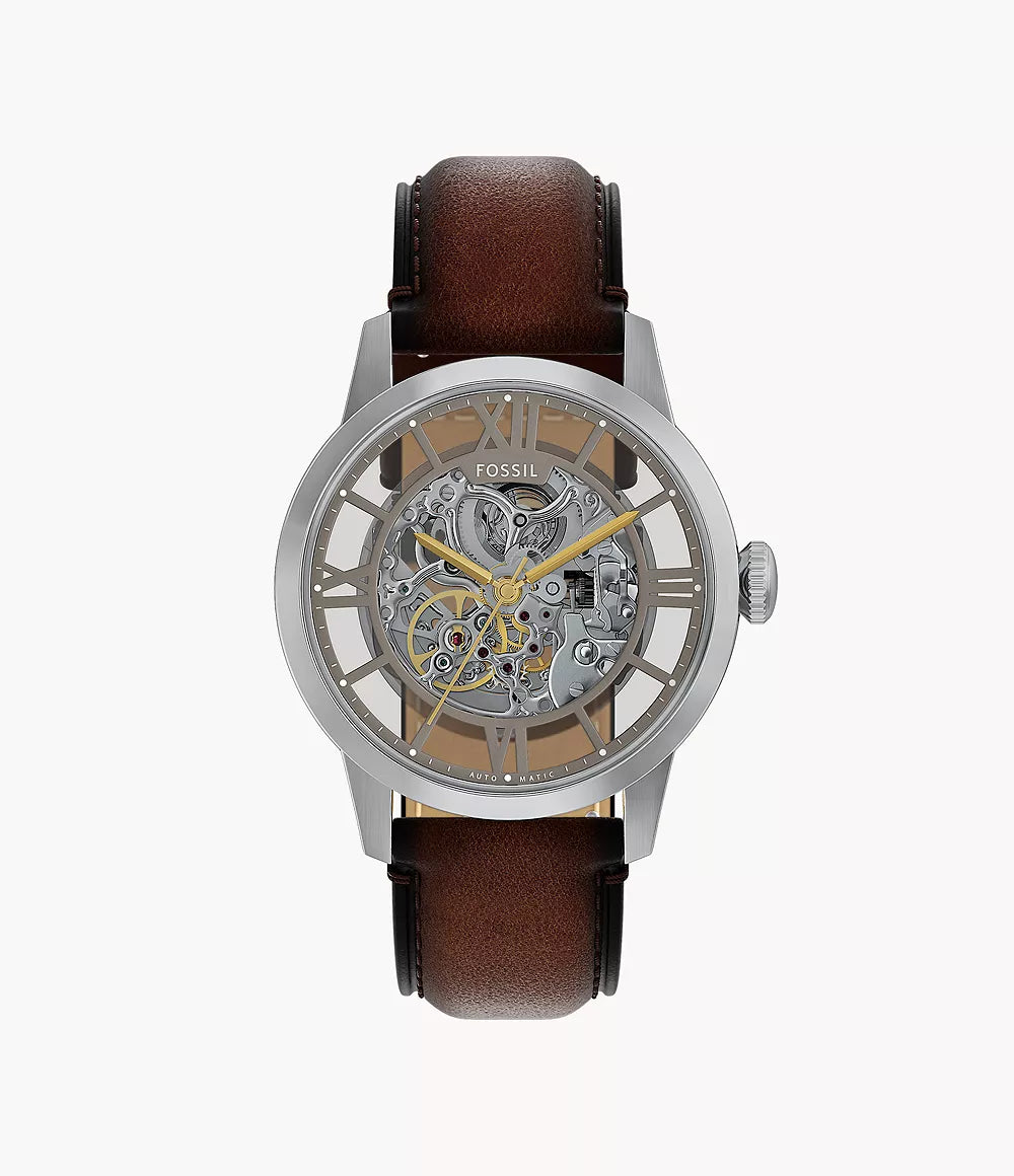 Townsman Automatic Brown Leather Watch