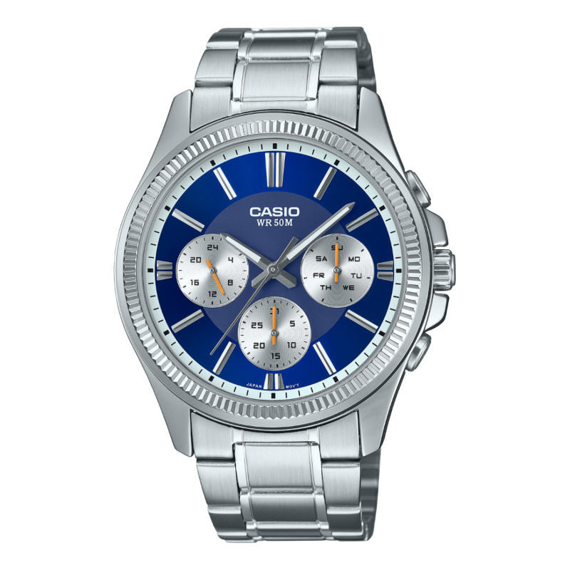 Casio Enticer Series  Chrono Watch For Men MTP-1375D-2A1VDF