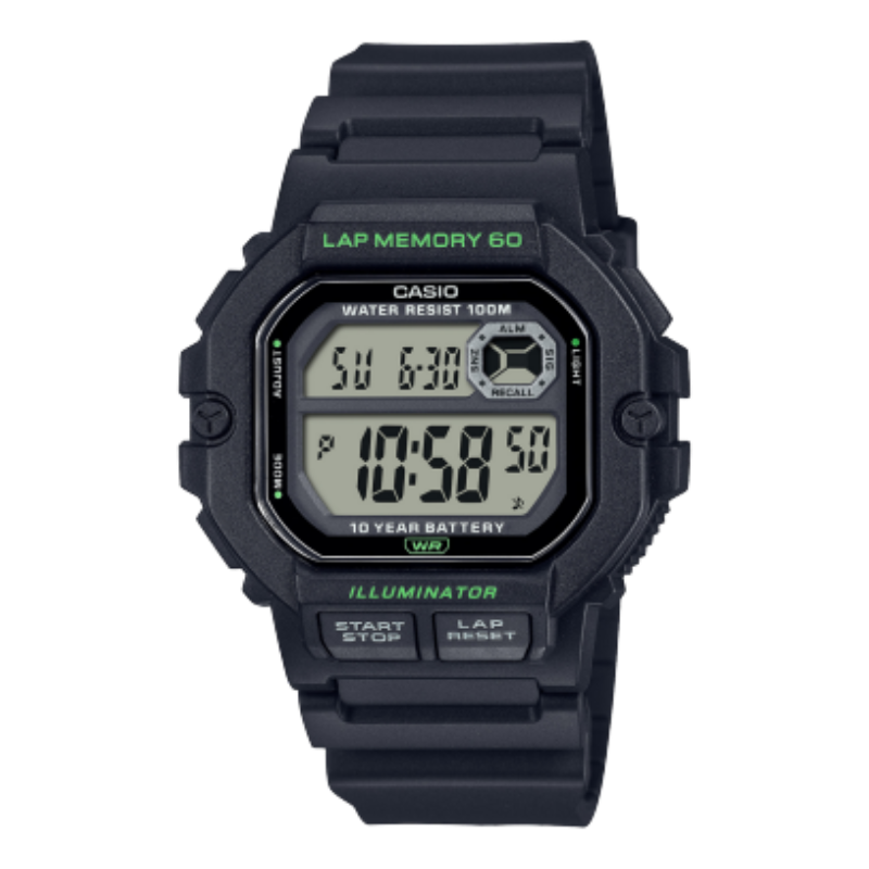 Casio Youth Series Digital  Unisex WS-1400H-1AVDF