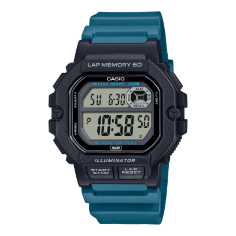 Casio Youth Series Digital  Unisex WS-1400H-3AVDF
