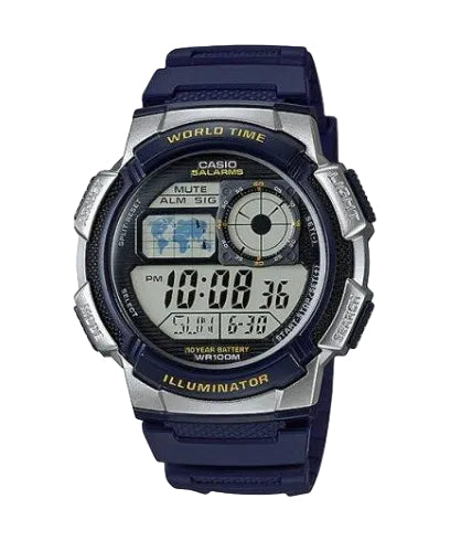 CASIO  Youth Digital ( AE-1000W-2AVDF ) Digital Watch - For Men D118