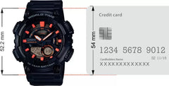 CASIO  Youth Combination ( AEQ-110W-1A2VDF ) Analog-Digital Watch - For Men AD221