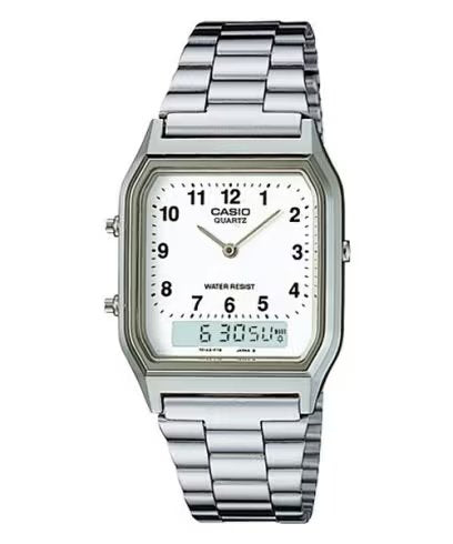 CASIO  Vintage ( AQ-230A-7BMQ ) Analog-Digital Watch - For Men & Women AD02