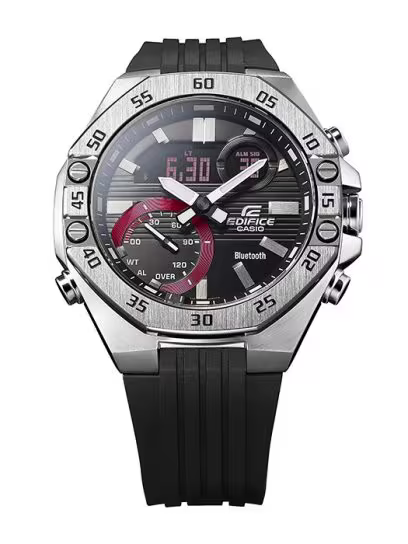 Casio Edifice Bluetooth Connect Analog-Digital Black Dial Men's Watch-ECB-10P-1ADF