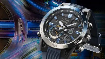 NIGHTTIME MENS DRIVE SERIES EDIFICE SOSPENSIONE ECB-40NP-1A