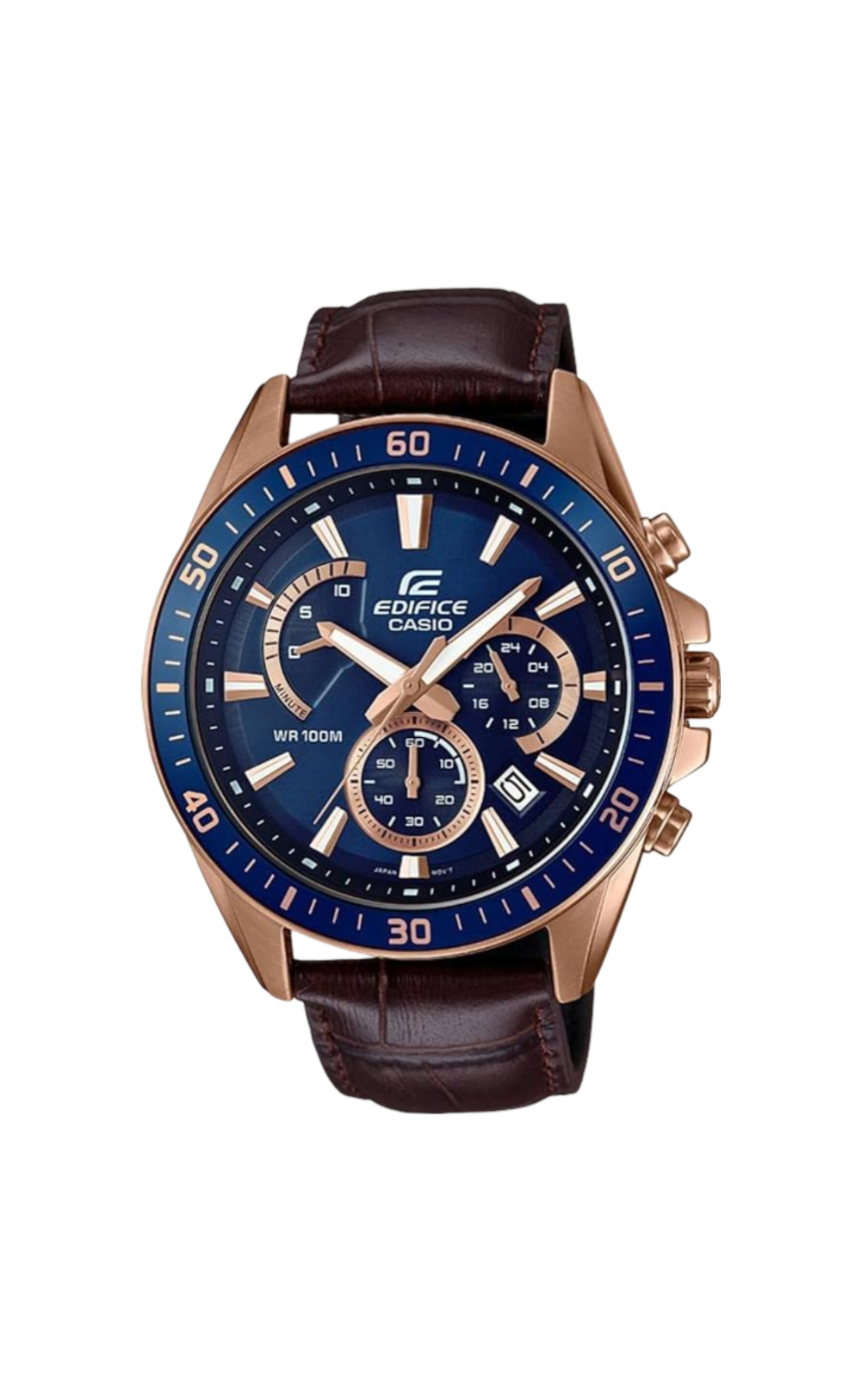 Casio Edifice Chronograph Blue Dial Men's Watch - EFR-552D-2AVUDF
