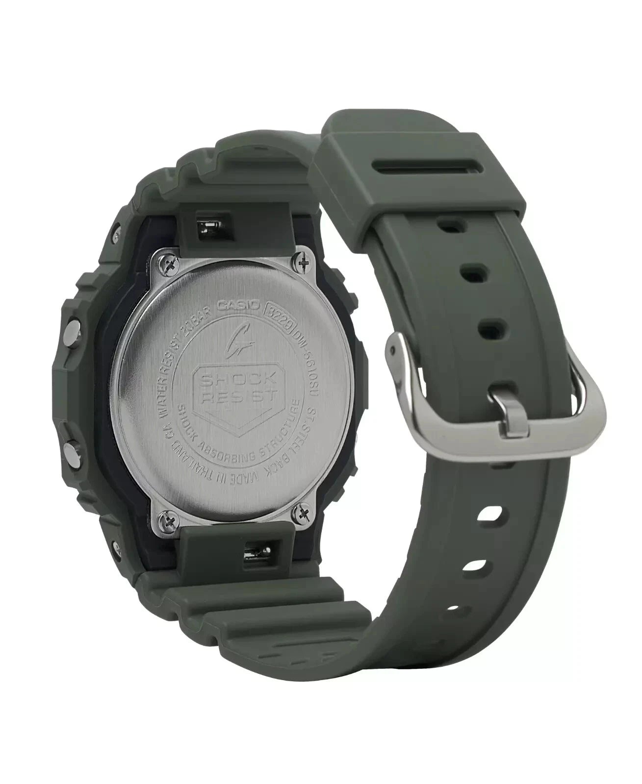 Casio Men's G-Shock Digital Green Resin Watch - DW-5610SU-3DR NEW