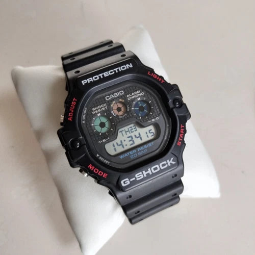 CASIO G SHOCK DW 5900 1DR Three Eyed Black G Shock Watch Digital Utility